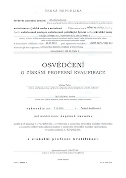Certifikát